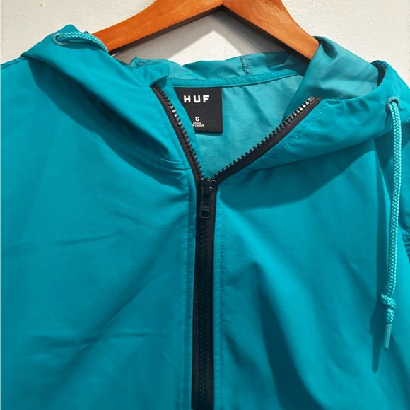 HUF Aqua Half-Zip Jacket size small men’s lightweight fall - Picture 2 of 16